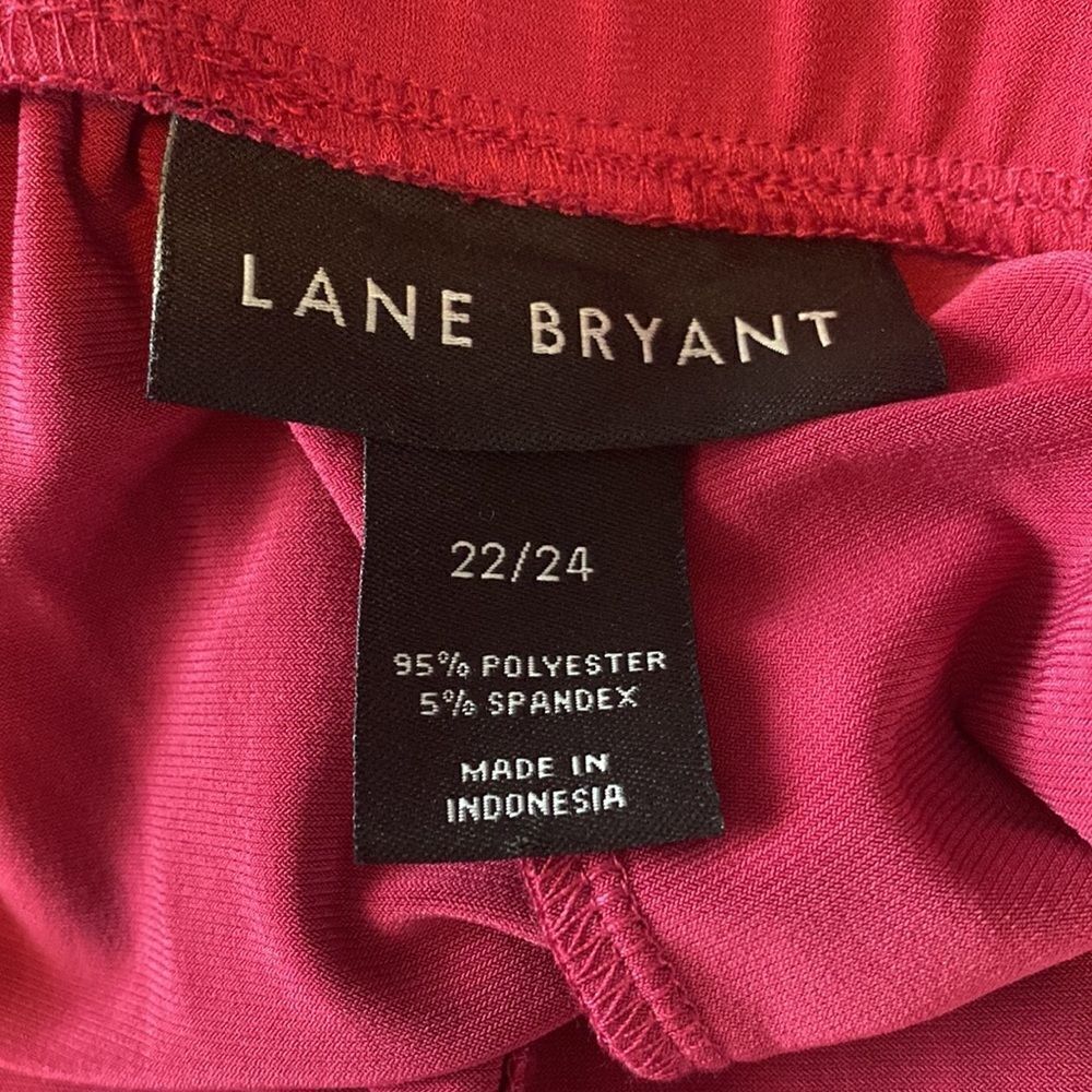 Lane Bryant Womens Cropped Pants Pull On Minimalist Soft Wide Leg Elastic Waist  - Picture 12 of 14